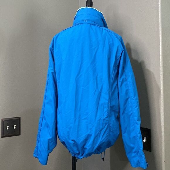 LL BEAN Storm Chaser Jacket Outter Layer Only 264929 Royal Blue Light Blue - Picture 8 of 12
